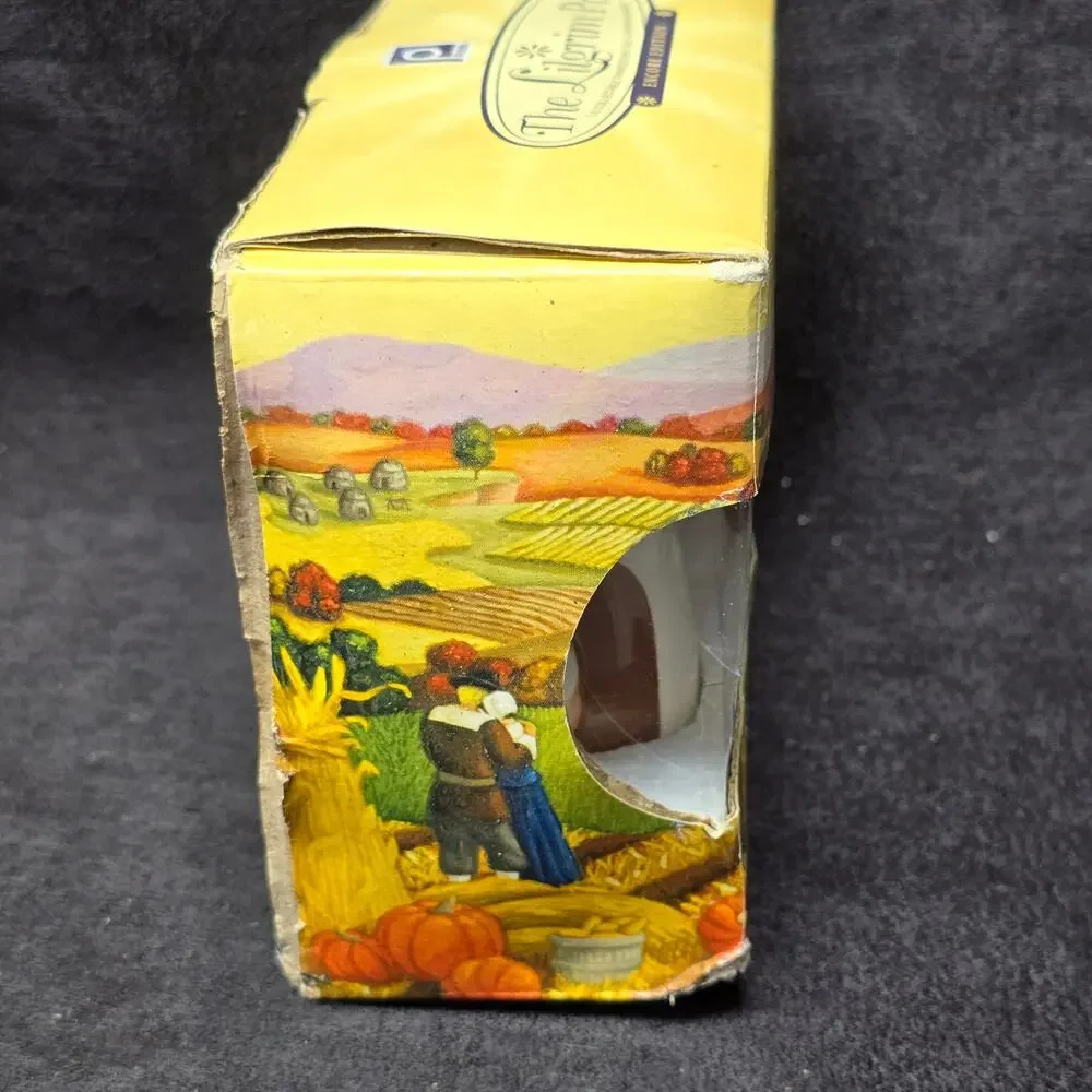 Publix The Lilgrim Pair Lil Collectable Thanksgiving Pilgrim Salt Pepper Shaker